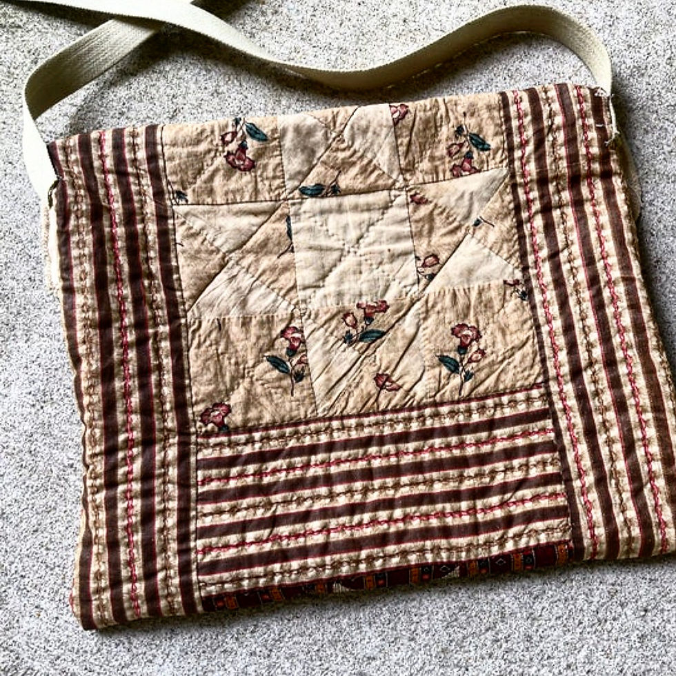 Thumbnail: Antique Quilt Shoulder Bag 