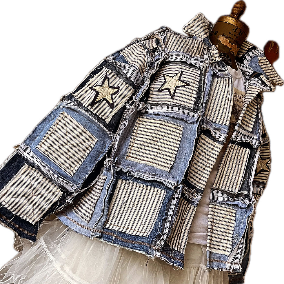 Denim Quilt Chore Coat