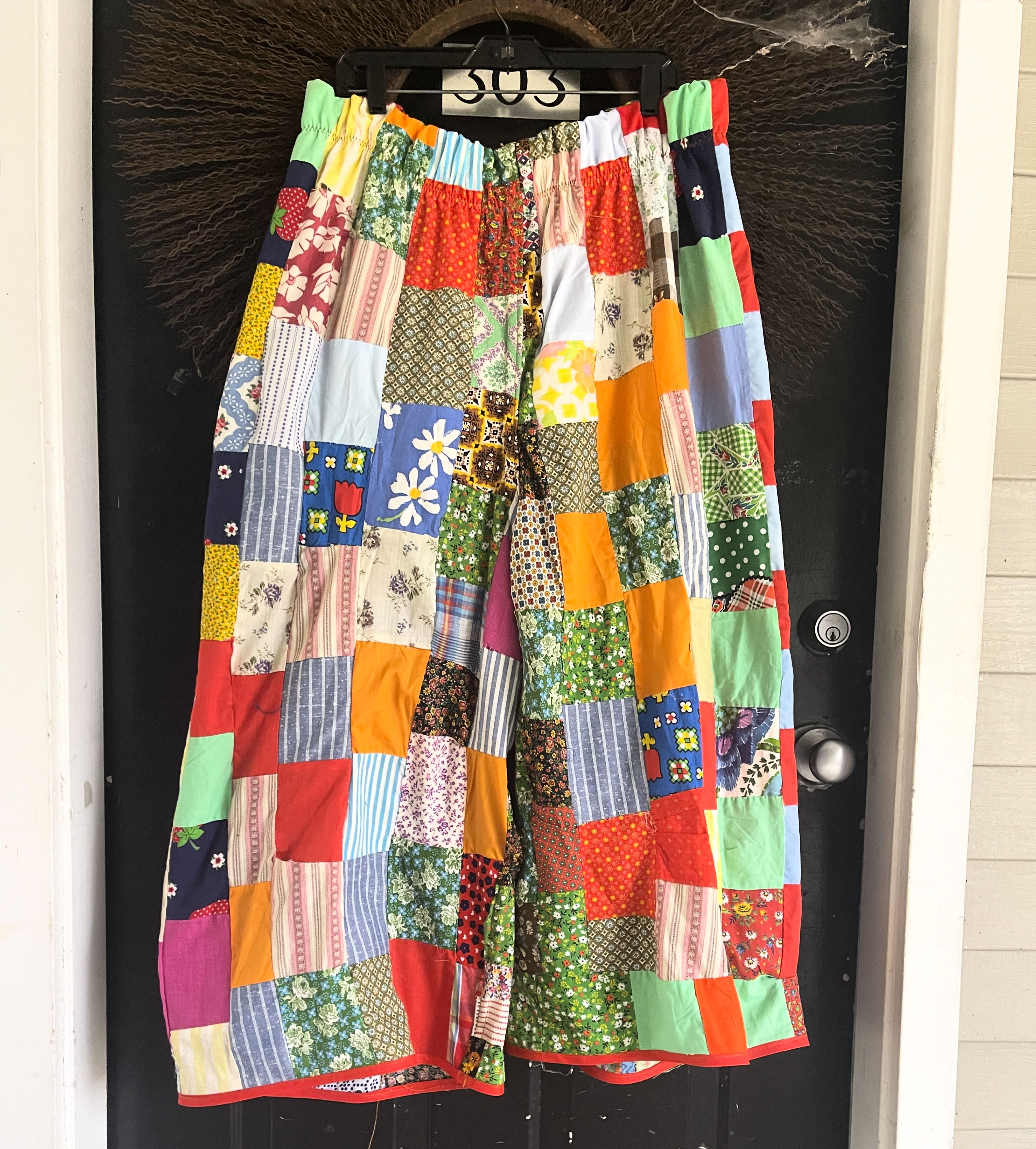 Quilt Top Palazzo Pants