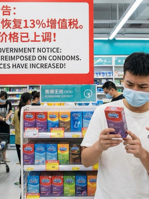 Back la șobo. După zeci de ani de politica copilului unic China reintroduce TVA-ul la prezervative. Statul NU rezolvă problema costului vieții dar încurajează chinezii să se înmulțească ca șobolanii