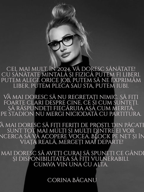 Corina Băcanu : Să fiți feriți de proști. Răspundeți fiecăruia așa cum merită. Block pe net și în viața reală. Mergeți mai departe