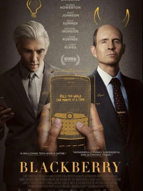 BLACKBERRY. Cel mai ÎNCÂNTĂTOR biopic Netflix de la THE DIRT încoace. Povestea smartphone-ului pe care toată lumea îl folosea înainte de iPhone. GLENN HOWERTON IMPERIAL