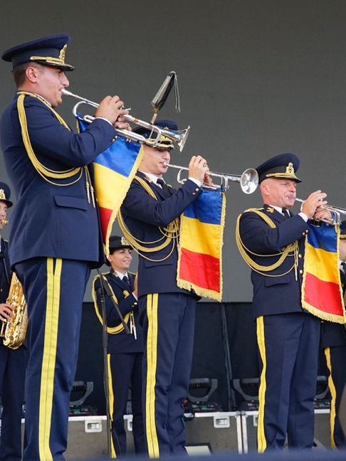 ZI ORADEA 2023. Muzica Militară a Diviziei 4 Infanterie Gemina din Cluj Napoca