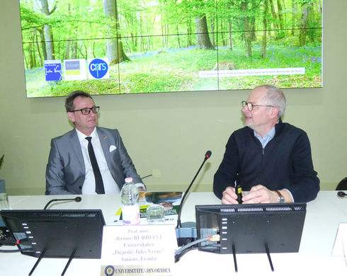 „Ecologia istorică a pădurilor din Nordul Franței, o abordare interdisciplinară” la UNIVERSITATEA DIN ORADEA. Curs de arheologie forestieră susținut de Jerome Buridant la invitația lui Sorin Sipoș