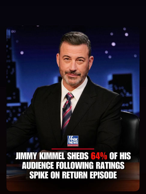 BACK TO BEZNA WOKE. Jimmy Kimmel a pierdut 64% din audiență după recordul înregistrat cu episodul de revenire. 17 milioane salariu anual pentru audiență sub 2 milioane spectatori pe ediție.
