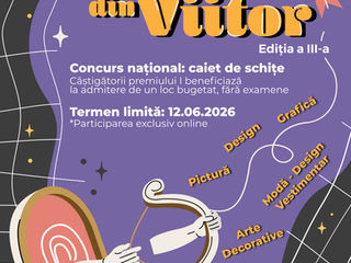 AI TALENT ȘI VREI SĂ FII STUDENT? Acum poți intra, fără admitere, la Arte Vizuale! La Universitatea din Oradea. Concursul național de arte vizuale „Caiet de schițe - Amintiri din viitor”. Ediția 3