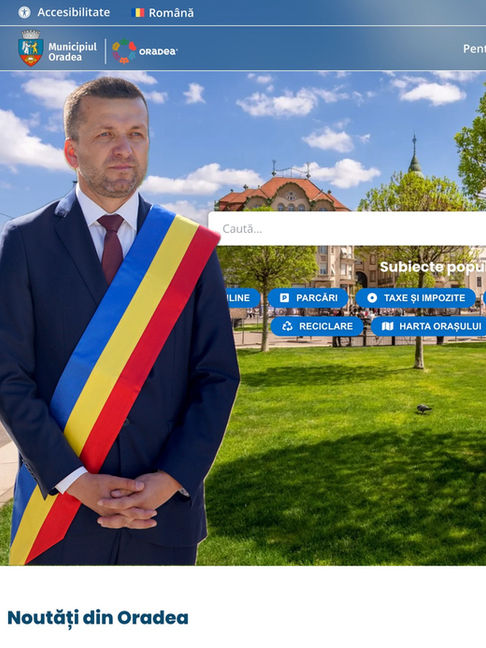 Primăria a dat 2 miliarde să-și reînnoiască site-ul. ORADEA.RO arată bine, are funcție de căutare și variantă de mobil. Plus secțiune Oradea City Report. Să poți să te plângi sau să-i înjuri