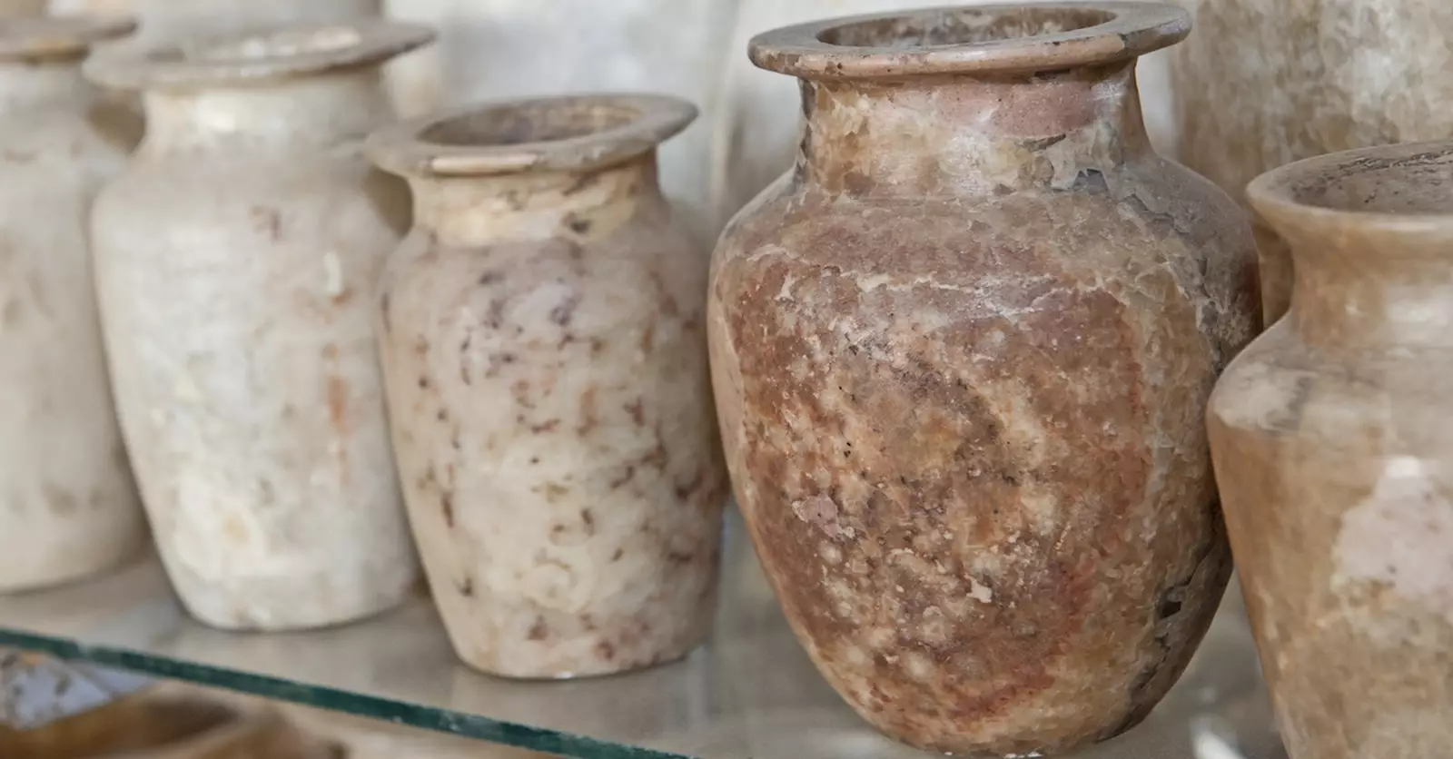 an alabaster jar