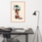 Thumbnail: Magnolia Cowboy Boot Framed poster