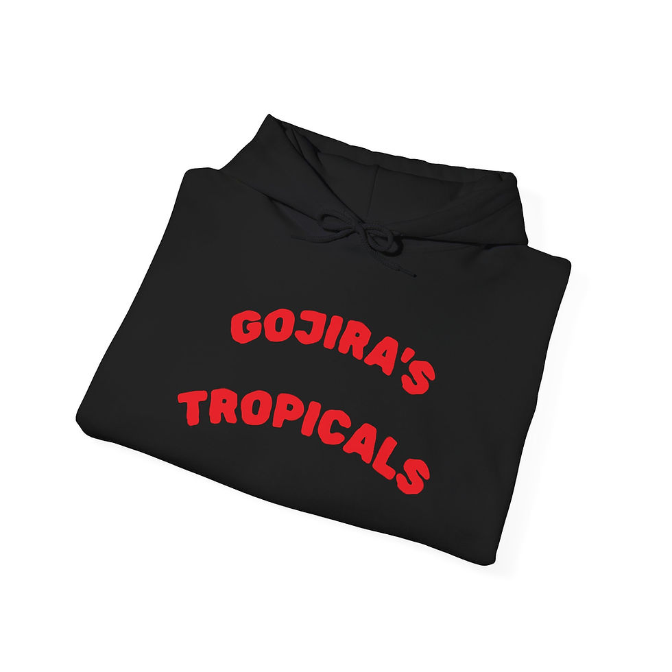 Thumbnail: Gojira's Tropicals Hoodie — Retro Monster Graphic Pullover