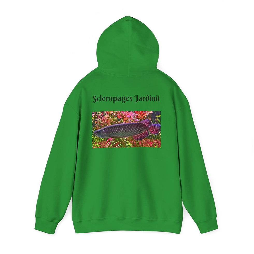 Thumbnail: Scleropages Jardinii Hoodie – Aussie Arowana Fish Graphic Sweatshirt