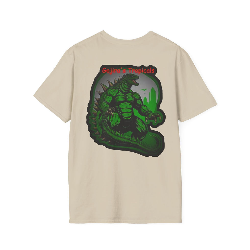 Thumbnail: Godzilla-Inspired Monster T-Shirt — Green Kaiju Graphic Tee