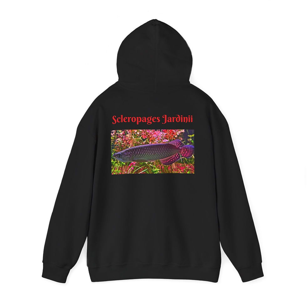 Thumbnail: Scleropages Jardinii Hoodie – Aussie Arowana Fish Graphic Sweatshirt
