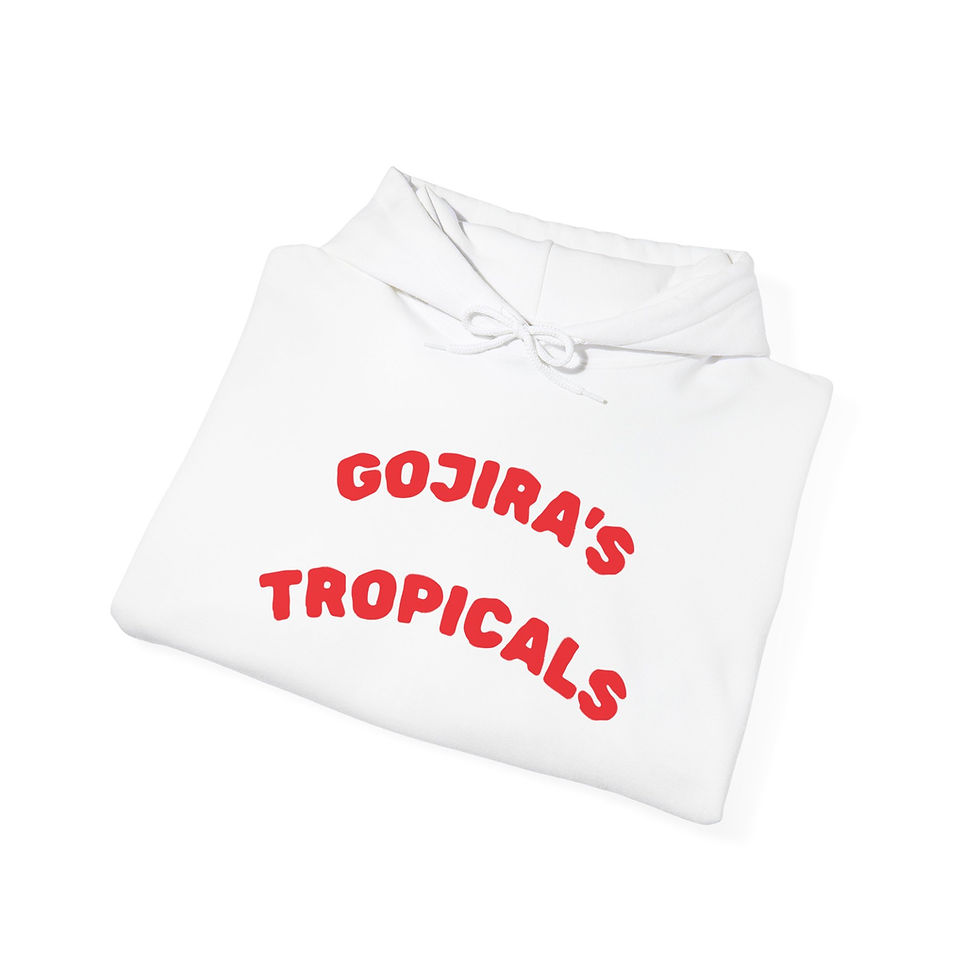 Thumbnail: Gojira's Tropicals Hoodie — Retro Monster Graphic Pullover