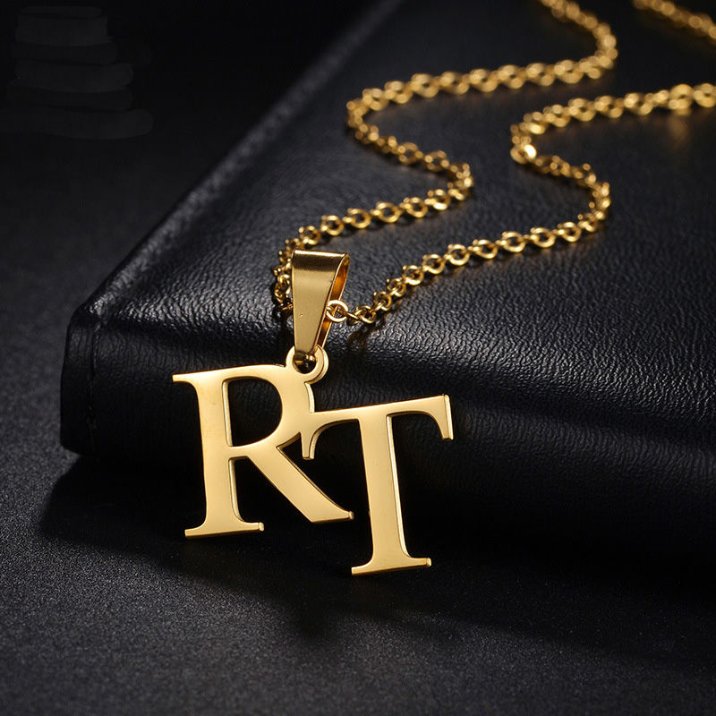 Thumbnail: Customized Minimalist Initial Letter Necklace