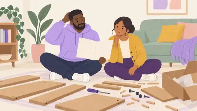 An illustration about relationships not coming with instructions