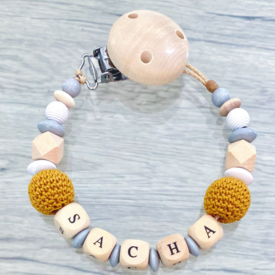 Attache tétine personnalisée/ doudou personnalisé