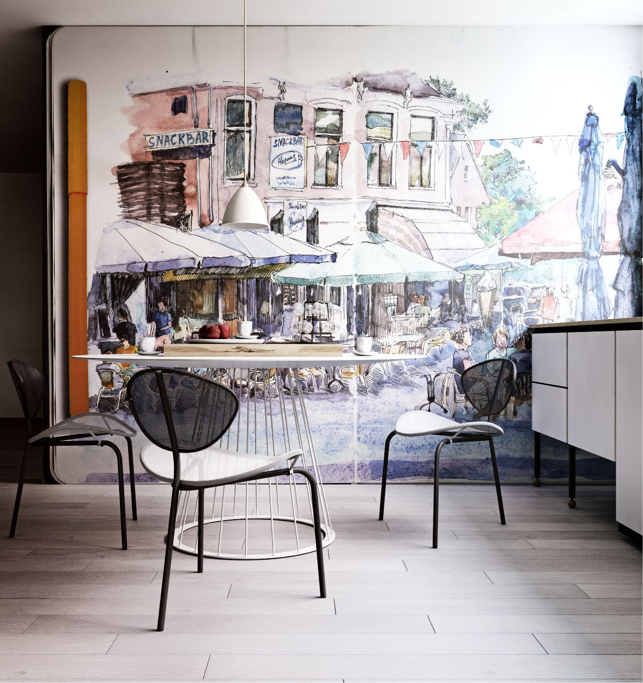 Streеt sketch designer Bogdan Shiptenko