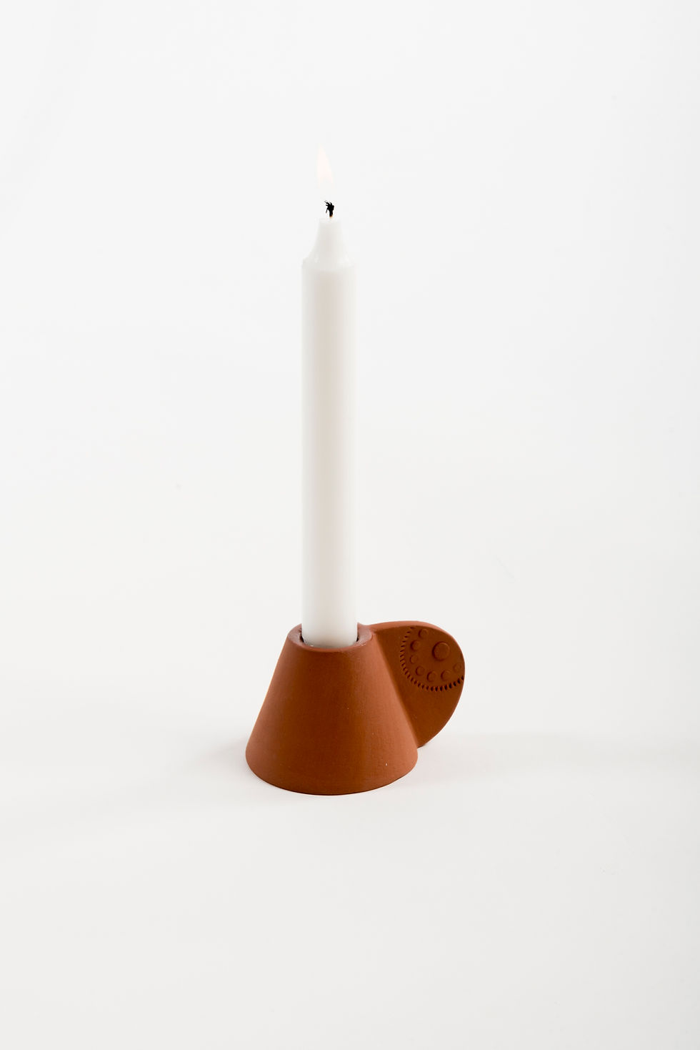 Thumbnail: Candle holder ceramics industrial imprint 02