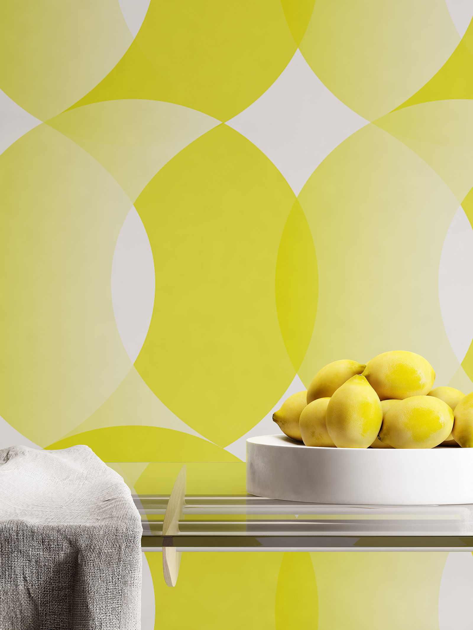 Ornaments yellow design Aliona Solomadina