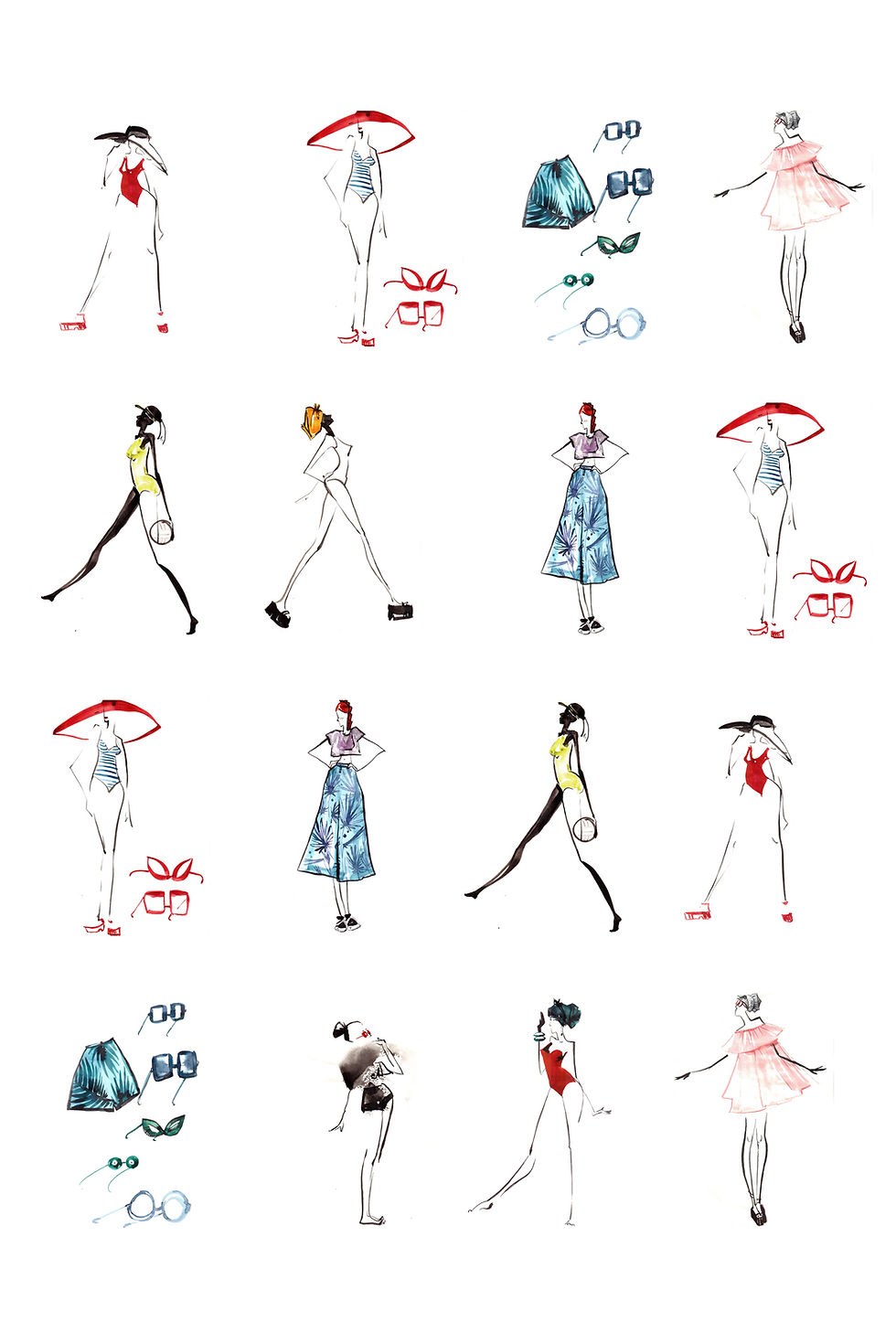 Прев'ю: Fashion sketch designer Aleksandra Verhovskaya