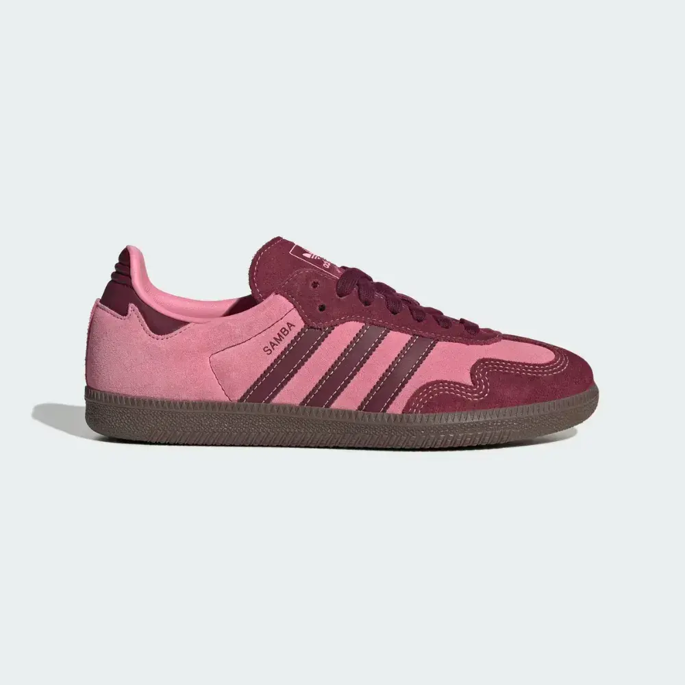 Adidas Samba OG Pink Spark Shadow Red Gum