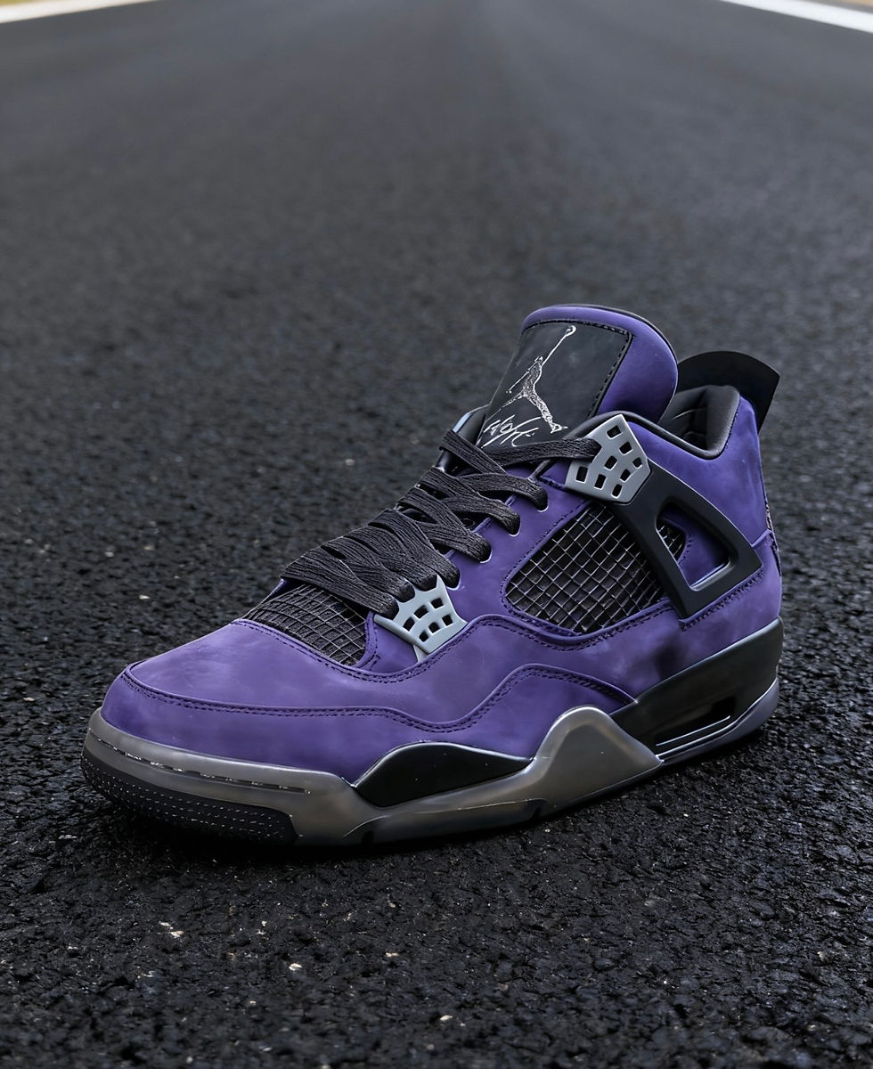 Miniatura: Travis Scott x Air jordan 4 Purple Suede