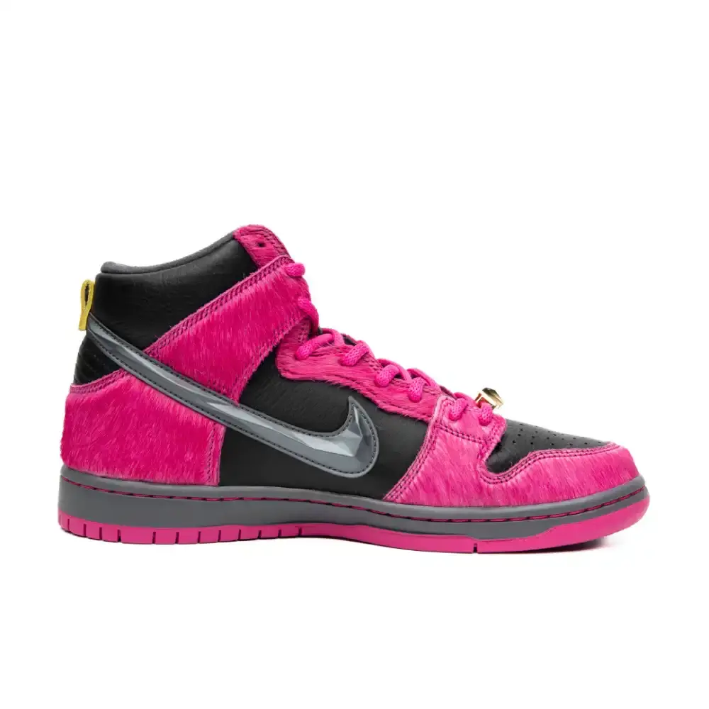 Nike SB Dunk High Run the Jewels Active Pink and Black