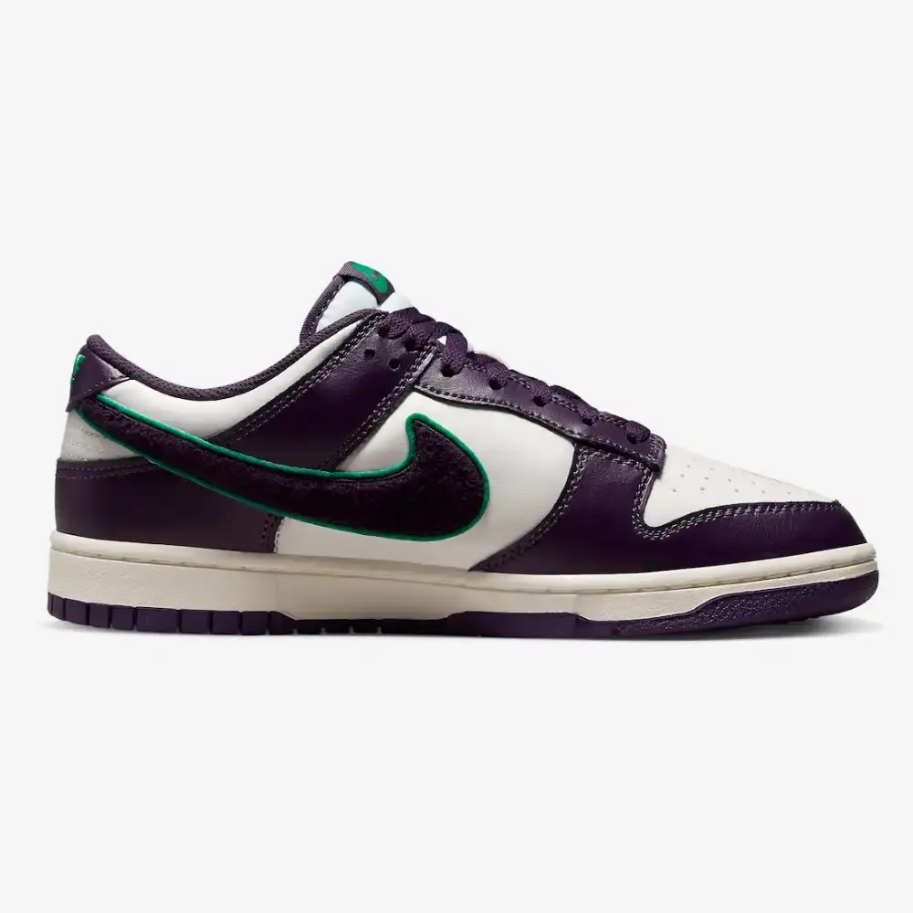 Nike Dunk Low Chenille Swoosh Grand Purple