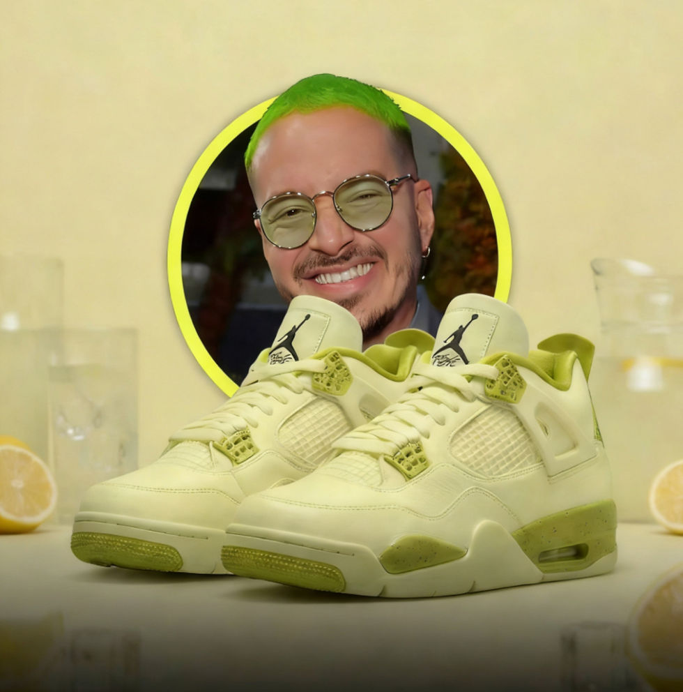 Miniatura: J. Balvin x Air Jordan 4  Lemonade