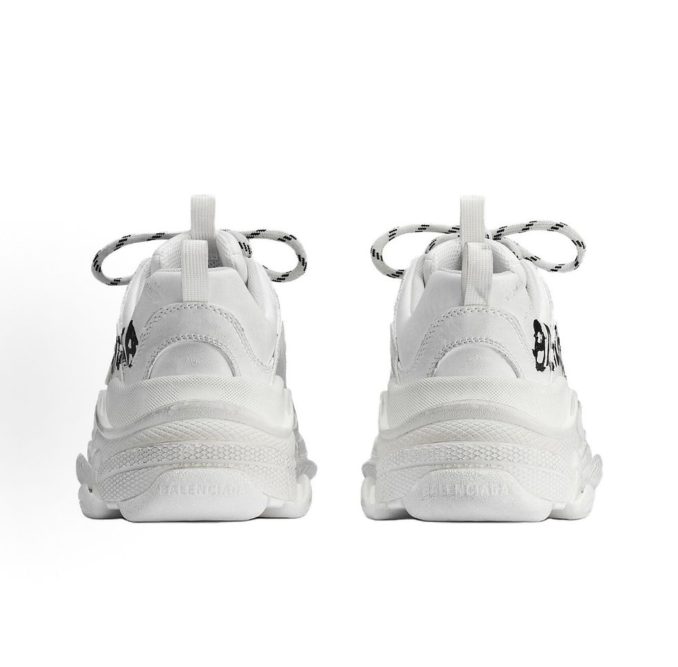 Miniatura: Balenciaga Triple S  White Black Graffiti