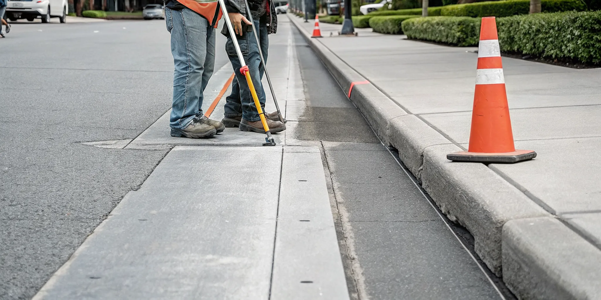 Sidewalk inspection supporting repair responsibility and ADA compliance planning