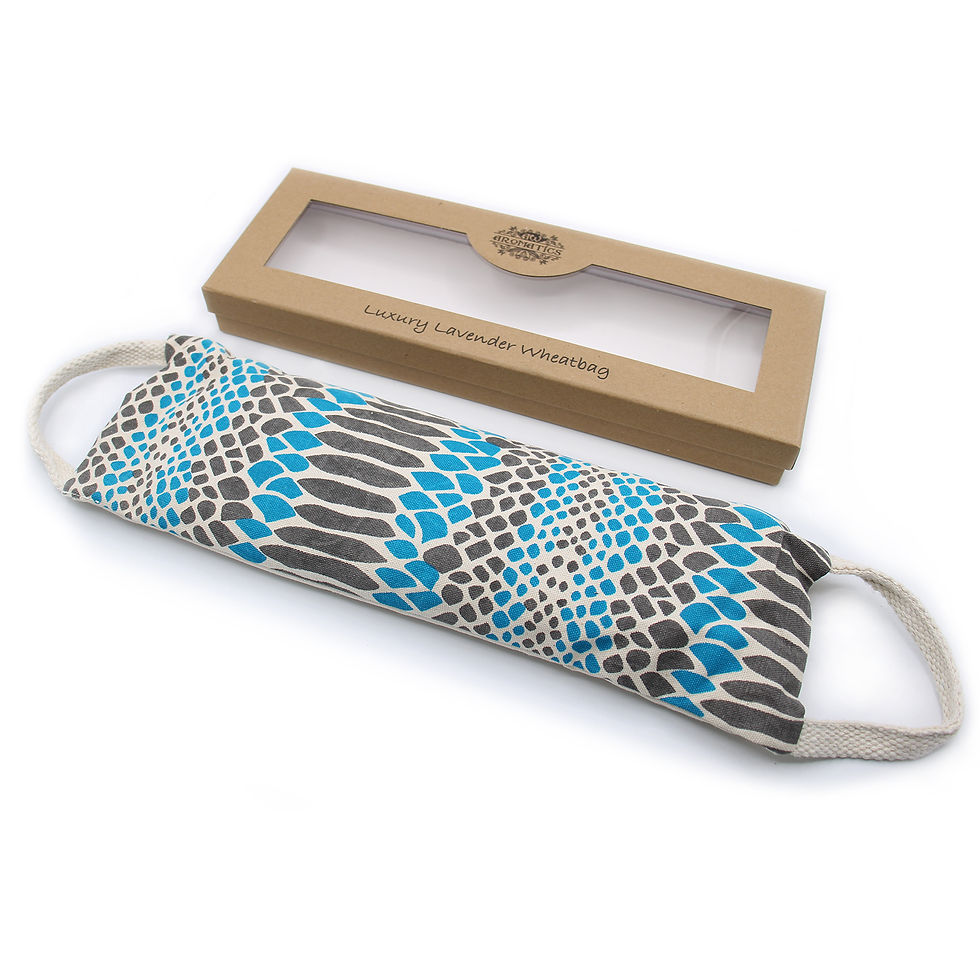 Thumbnail: Luxury Lavender Wheat Bag in Gift Box - Lavender Comforts