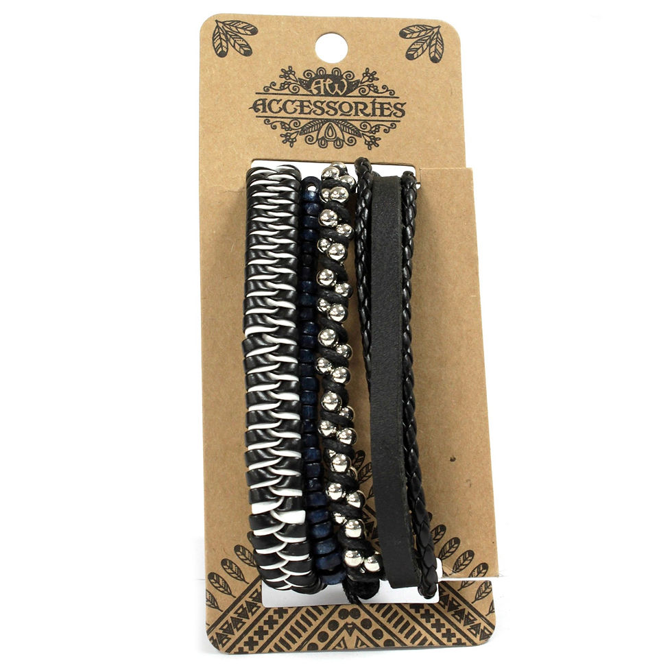 Thumbnail: Mens Bracelet Sets - Moody & Blue (asst)