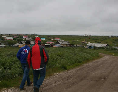 Прогулка по поселку Индиг�а