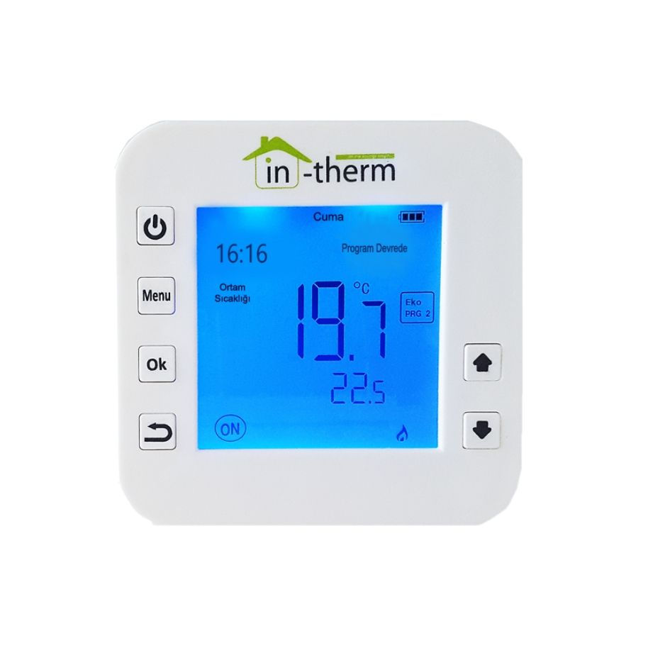 Küçük resim: in-therm MRL 300 TM KABLOLU PROGRAMLANABİLİR ODA TERMOSTATI