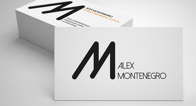 Alex Montenegro businesscard mockup