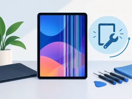 iPad con rayas: causas y reparación el mismo día