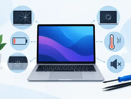 Fallas comunes MacBook y cuándo repararlas