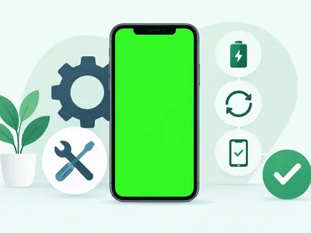 iPhone pantalla verde: causas y solución rápida