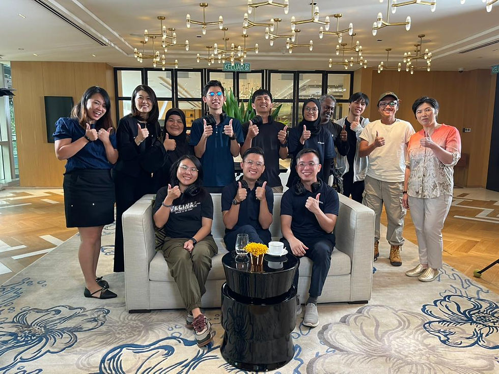 Resov Film production crew group photo on set