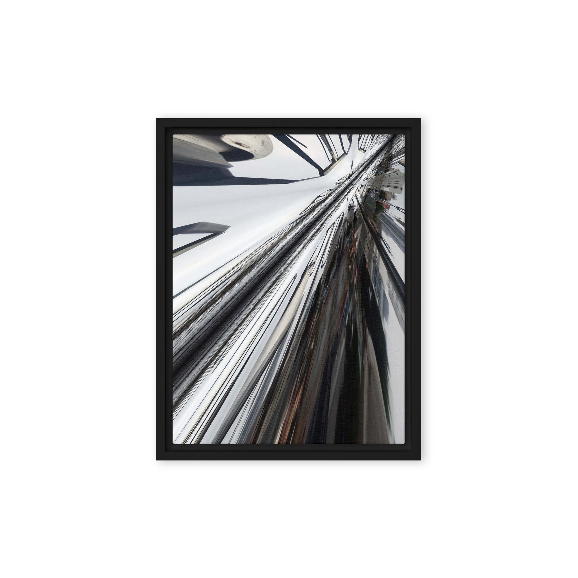 "LIGHTWAVE" FRAMED CANVAS WALL ART
