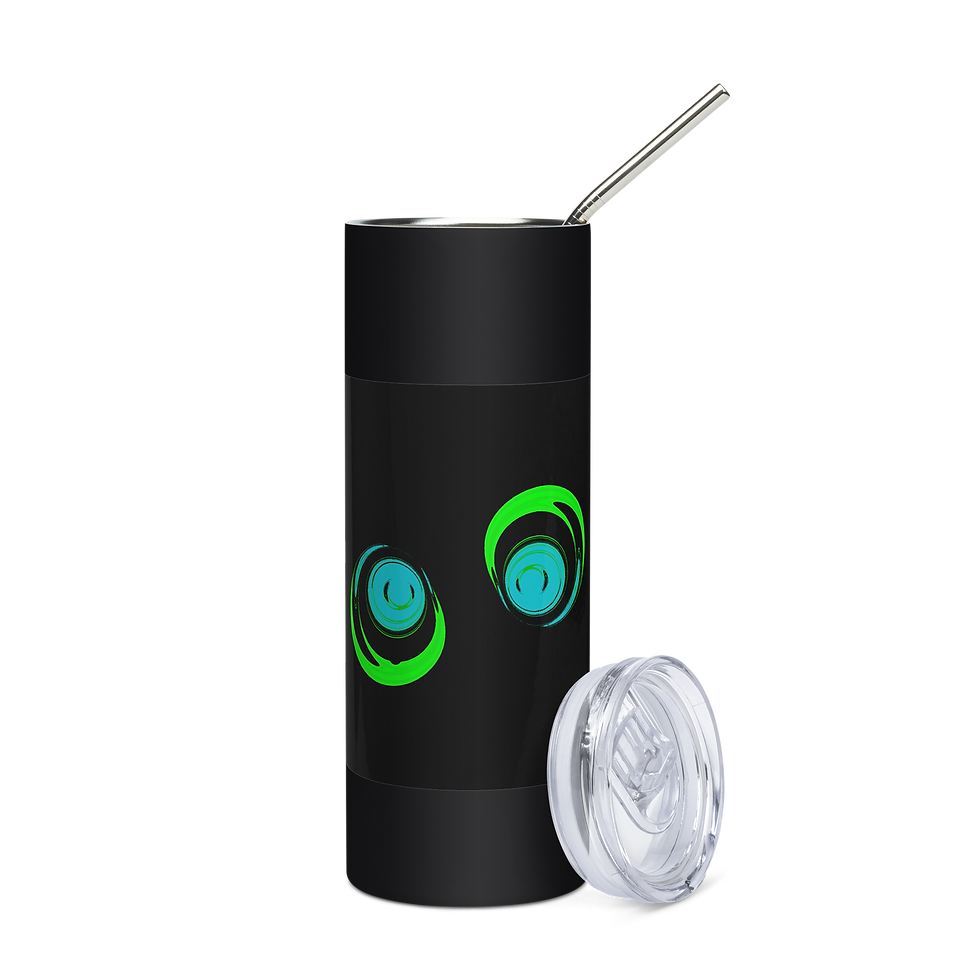 Thumbnail: LOS OJOS IS A STAINLESS STEEL TUMBLER WITH DESIGN BY ARTWORK DMOND