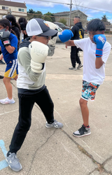 DSAL Boxing Participants in action