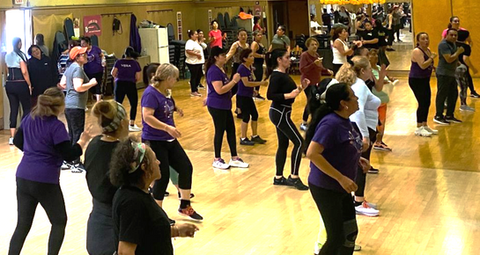 Muevete Participants staying fit and connected to community