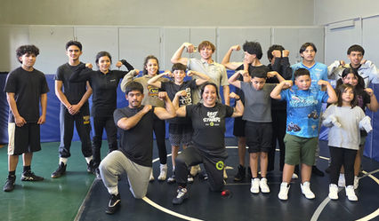 DSAL Youth Wrestling 
with Beat the Streets Bay Area Participants growing strength, confidence, and joy