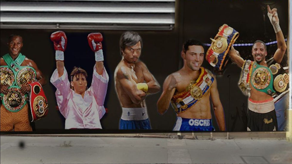Boxing Mural