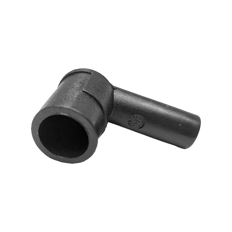 Thumbnail: 90° Rigid 4mm S1K - Black
