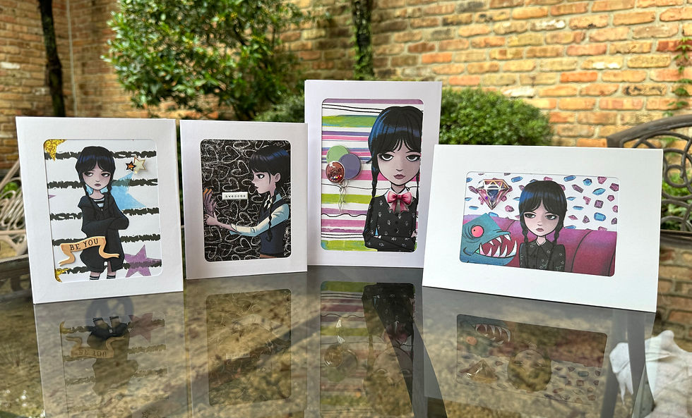 Wednesday in Black with a Hint of Color Pt. 2