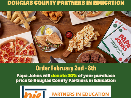 Support Douglas County Schools with Papa Johns: February 2–8
